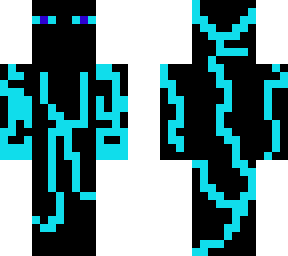 blue lightning enderman