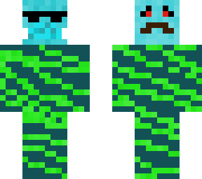 blue man (double sided)