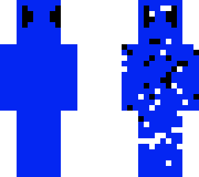 blue man with black eye
