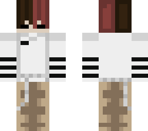 brown and red hair boy