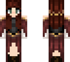 brown haired medieval girl