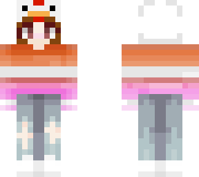 chicken girl costume lesbain pride!(edited! og design by danicasxl72)!