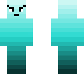 cyan ombre (girl)