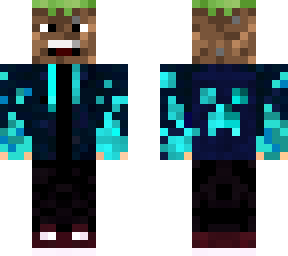 dirt man in ice boy's jacket