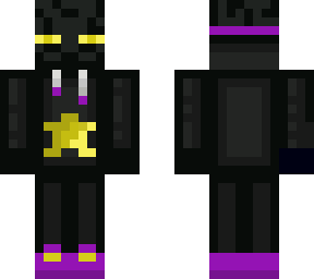 ender man with star hoodie
