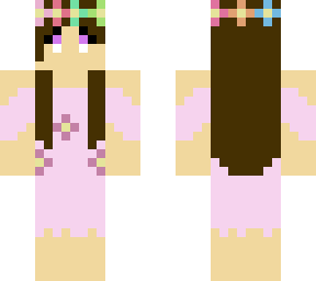 evil hidden flower girl