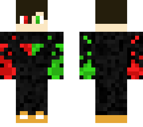 fire and green boy