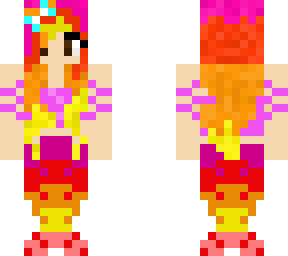 fire mermaid