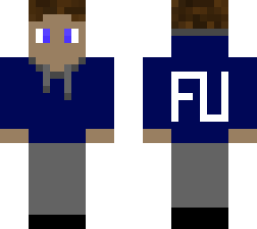 fu blue sweatshirt