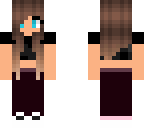 girl, black crop and leggings