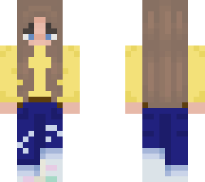 girl yellow sweater