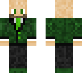 green suit