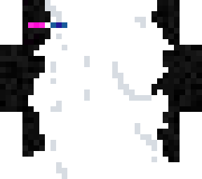 half enderman half white enderman