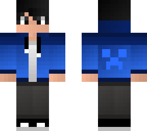 joven con chamarra azul