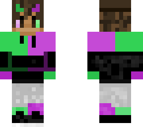 leon green and purple updated hair