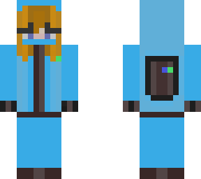 light blue astronaut girl