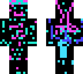 neon random paint skin