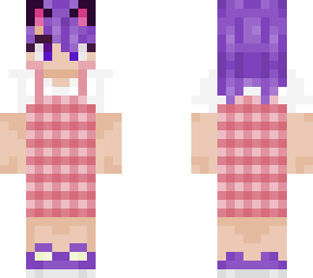 purple/pink elf w/ cat ears