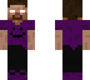 purple shirt and shoes herobrine (slim)
