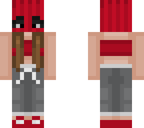 red ski mask