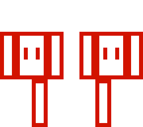 red with eyes (update) trasparent(allowed in servers)