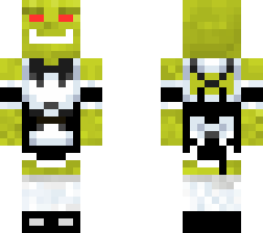 shrek in a maid outfit