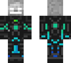 skeleton armor (cool colored)