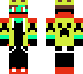 skin with coat and mask