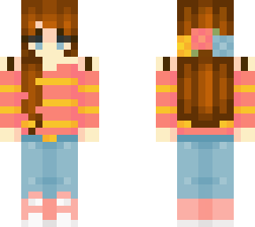 stripy girl