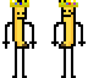 a banana with a crown :)