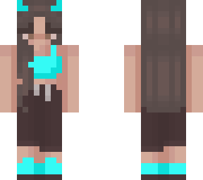 a cyan devil