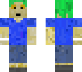 beachboy with green hair
