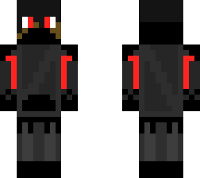 black and red hoodie ninja