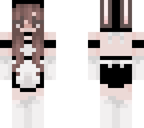 black bunny cat maid