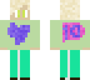 blond boy with green shirt