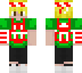 blonde christmas vest