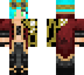 blue hair steampunk edited