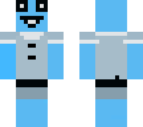 blue zombie with a suit