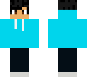boys cool cyan hoodie| skin for boys