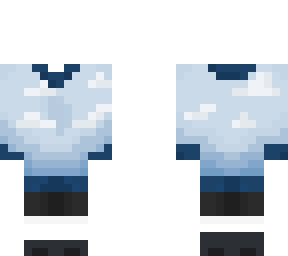 cloud sweater base  - blue - free to use