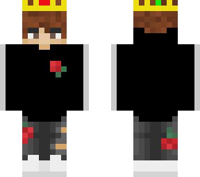 cute boy with a crown