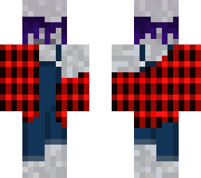 different head red flannel inky cap mushroom