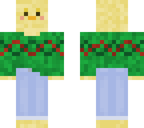 duck in a sweater