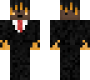 firey dreads with suit