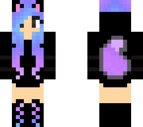 fox girl with hoodie