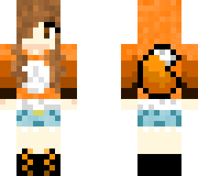 fox hoodie girl skin