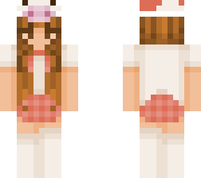 girl cow hat red