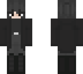 girl dressed in black