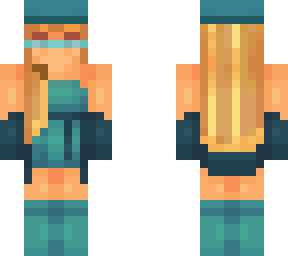 girl in blue