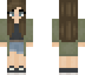 girl with shorts